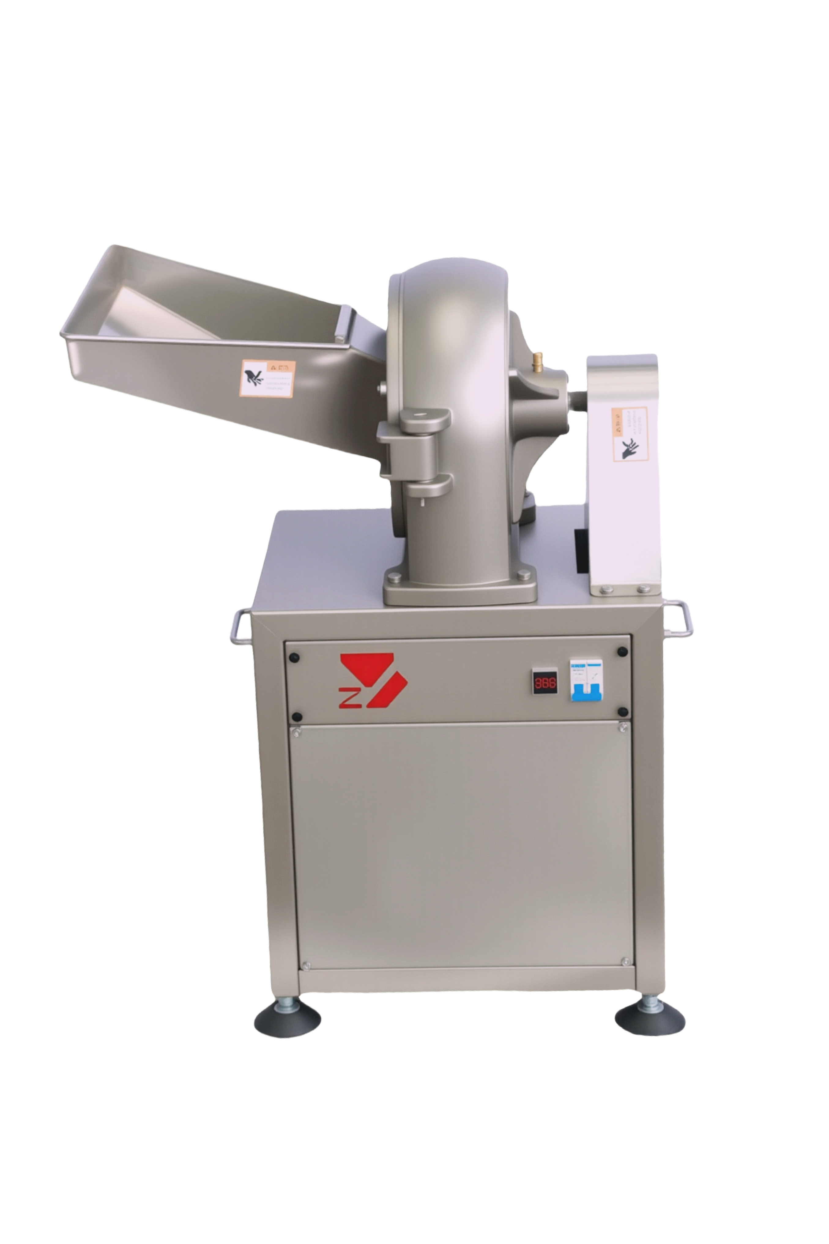 Side-feed food grade grinder